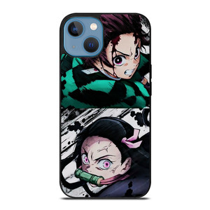 TANJIRO AND NEZUKO KAMADO DEMON SLAYER iPhone 13 Case Cover TANJIRO AND NEZUKO KAMADO DEMON SLAYER iPhone 13 Case Cover