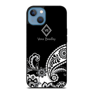 VERA BRADLEY BLACK AND WHITE iPhone 13 Case Cover VERA BRADLEY BLACK AND WHITE iPhone 13 Case Cover