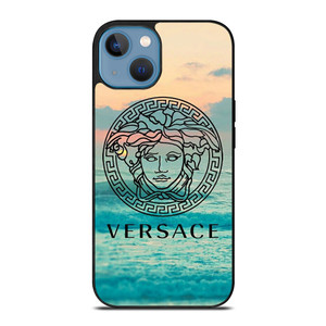 VERSACE LOGO BLUE SEA ICON iPhone 13 Case Cover