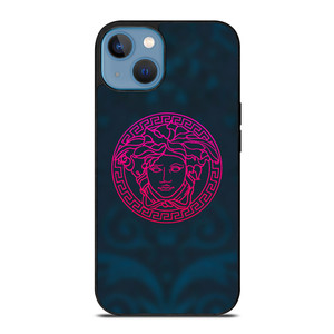 VERSACE VOILET GREEN LOGO iPhone 13 Case Cover VERSACE VOILET GREEN LOGO iPhone 13 Case Cover