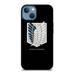 WINGS OF FREEDOM ATTACK ON TITAN SYMBOL iPhone 13 Case Cover WINGS OF FREEDOM ATTACK ON TITAN SYMBOL iPhone 13 Case Cover