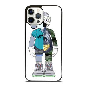 BEARBRICK X SUPREME X KAWS iPhone 12 Pro Case Cover BEARBRICK X SUPREME X KAWS iPhone 12 Pro Case Cover