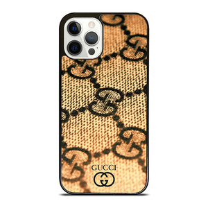BROWN GUCCI LOGO PATTERN ART iPhone 12 Pro Case Cover BROWN GUCCI LOGO PATTERN ART iPhone 12 Pro Case Cover