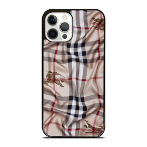 BURBERRY FABRIC iPhone 12 Pro Case Cover