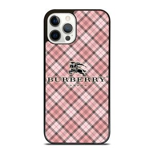 BURBERRY ICON PINK PATTERN iPhone 12 Pro Case Cover