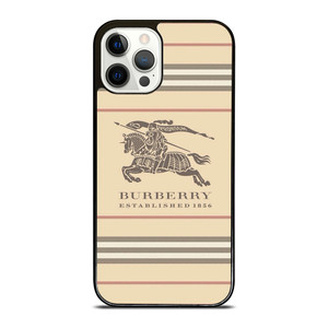 BURBERRY LOGO ICON PATTERN iPhone 12 Pro Case Cover