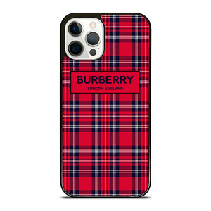BURBERRY LONDON ENGLAND RED PATTERN iPhone 12 Pro Case Cover BURBERRY LONDON ENGLAND RED PATTERN iPhone 12 Pro Case Cover