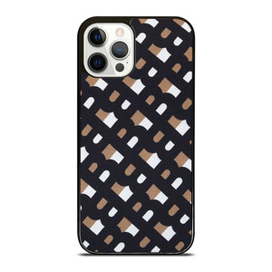 BURBERRY LONDON LOGO FABRIC PATTERN iPhone 12 Pro Case Cover