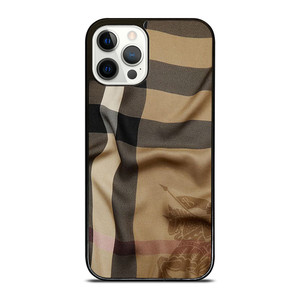 BURBERRY LONDON PATTERN SCARF FABRIC iPhone 12 Pro Case Cover BURBERRY LONDON PATTERN SCARF FABRIC iPhone 12 Pro Case Cover
