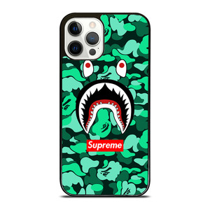 CAMO BATHING APE SUPREME GREEN iPhone 12 Pro Case Cover CAMO BATHING APE SUPREME GREEN iPhone 12 Pro Case Cover