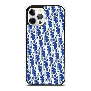CHRISTIAN DIOR BLUE MONOGRAM iPhone 12 Pro Case Cover CHRISTIAN DIOR BLUE MONOGRAM iPhone 12 Pro Case Cover