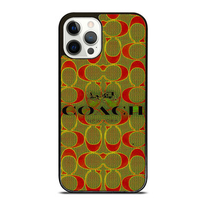 COACH NEW YORK LOGO GREEN RED ICON iPhone 12 Pro Case Cover COACH NEW YORK LOGO GREEN RED ICON iPhone 12 Pro Case Cover