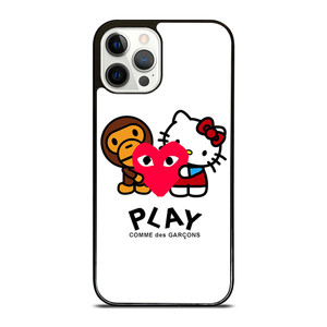 COMME DES GARCONS BAPE HELLO KITTY iPhone 12 Pro Case Cover COMME DES GARCONS BAPE HELLO KITTY iPhone 12 Pro Case Cover