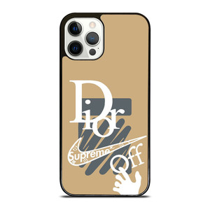 DIOR NIKE SUPREME OFF WHITE LOGO iPhone 12 Pro Case Cover DIOR NIKE SUPREME OFF WHITE LOGO iPhone 12 Pro Case Cover