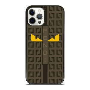 FENDI PARIS EYES PATTERN iPhone 12 Pro Case Cover FENDI PARIS EYES PATTERN iPhone 12 Pro Case Cover