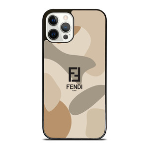 FENDI ROMA CAMO LOGO iPhone 12 Pro Case Cover FENDI ROMA CAMO LOGO iPhone 12 Pro Case Cover