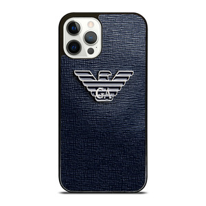 GIORGIO ARMANI EMBOSSED LOGO iPhone 12 Pro Case Cover GIORGIO ARMANI EMBOSSED LOGO iPhone 12 Pro Case Cover
