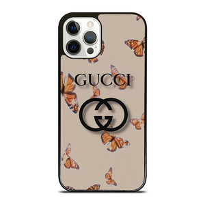GUCCI LOGO BUTTERFLIES iPhone 12 Pro Case Cover GUCCI LOGO BUTTERFLIES iPhone 12 Pro Case Cover