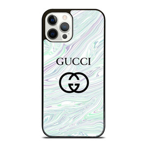 GUCCI LOGO EMBLEM ON BLUE LIQUID iPhone 12 Pro Case Cover GUCCI LOGO EMBLEM ON BLUE LIQUID iPhone 12 Pro Case Cover