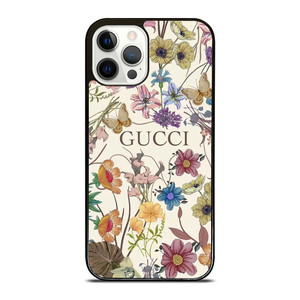 GUCCI LOGO FASHION FLOWERS iPhone 12 Pro Case Cover GUCCI LOGO FASHION FLOWERS iPhone 12 Pro Case Cover