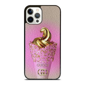GUCCI LOGO GOLDEN ICE CREAM ICON iPhone 12 Pro Case Cover GUCCI LOGO GOLDEN ICE CREAM ICON iPhone 12 Pro Case Cover