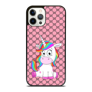GUCCI LOGO PATTERN CUTE UNICORN iPhone 12 Pro Case Cover GUCCI LOGO PATTERN CUTE UNICORN iPhone 12 Pro Case Cover