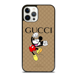 GUCCI LOGO PATTERN DISNEY MICKEY MOUSE iPhone 12 Pro Case Cover