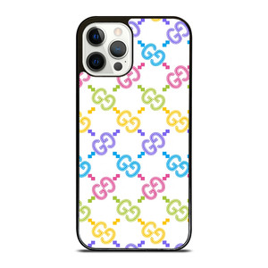 GUCCI LOGO RAINBOW ICON iPhone 12 Pro Case Cover GUCCI LOGO RAINBOW ICON iPhone 12 Pro Case Cover