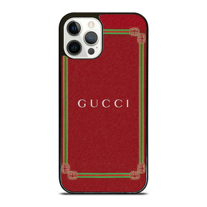 GUCCI LOGO RED iPhone 12 Pro Case Cover