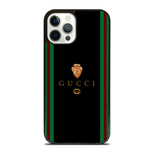 GUCCI LOGO STRIPE iPhone 12 Pro Case Cover