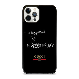 GUCCI LOGO TOMORROW IS NOW iPhone 12 Pro Case Cover GUCCI LOGO TOMORROW IS NOW iPhone 12 Pro Case Cover