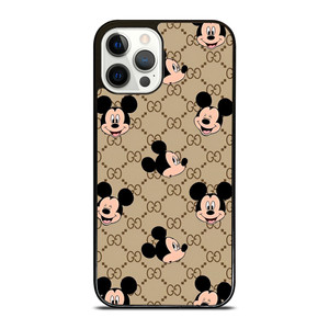 GUCCI MICKEY MOUSE HEADS iPhone 12 Pro Case Cover GUCCI MICKEY MOUSE HEADS iPhone 12 Pro Case Cover