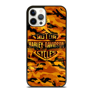 HARLEY DAVIDSON CAMO ORANGE iPhone 12 Pro Case Cover HARLEY DAVIDSON CAMO ORANGE iPhone 12 Pro Case Cover