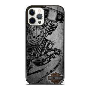 HARLEY DAVIDSON ENGINE ART iPhone 12 Pro Case Cover