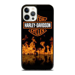HARLEY DAVIDSON FIRE LOGO iPhone 12 Pro Case Cover HARLEY DAVIDSON FIRE LOGO iPhone 12 Pro Case Cover