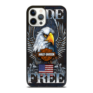 HARLEY DAVIDSON FREE RIDE EAGLE iPhone 12 Pro Case Cover HARLEY DAVIDSON FREE RIDE EAGLE iPhone 12 Pro Case Cover