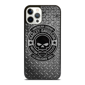 HARLEY DAVIDSON MOTORCYCLES COMPANY SKULL LOGO 1903 iPhone 12 Pro Case Cover