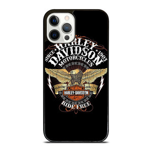 HARLEY DAVIDSON RIDE FREE iPhone 12 Pro Case Cover