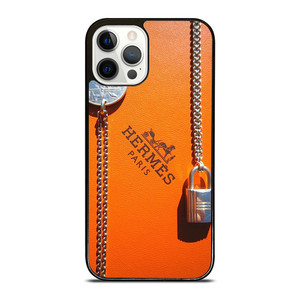 HERMES PARIS LOGO COIN AND PADLOCK iPhone 12 Pro Case Cover
