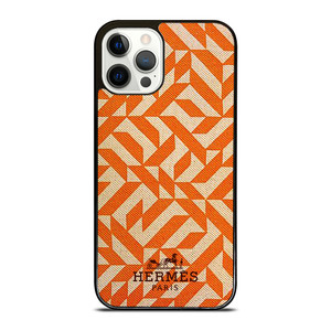 HERMES PARIS PATTERN ORANGE iPhone 12 Pro Case Cover HERMES PARIS PATTERN ORANGE iPhone 12 Pro Case Cover