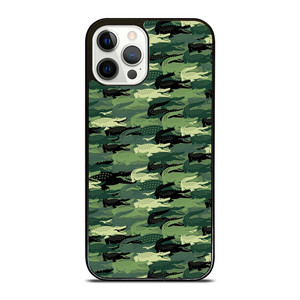 LACOSTE CAMO LOGO iPhone 12 Pro Case Cover LACOSTE CAMO LOGO iPhone 12 Pro Case Cover