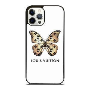 LOUIS VUITTON LV LOGO BUTTERFLY ICON iPhone 12 Pro Case Cover LOUIS VUITTON LV LOGO BUTTERFLY ICON iPhone 12 Pro Case Cover