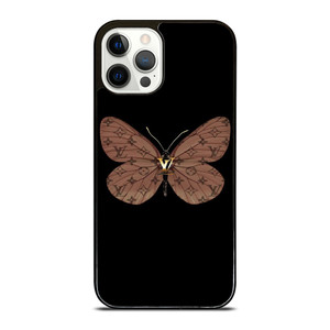 LOUIS VUITTON LV LOGO BUTTERFLY iPhone 12 Pro Case Cover