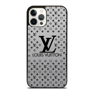 LOUIS VUITTON LV LOGO GRAY iPhone 12 Pro Case Cover LOUIS VUITTON LV LOGO GRAY iPhone 12 Pro Case Cover