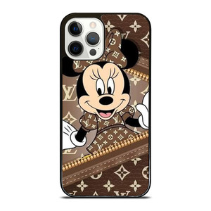 LOUIS VUITTON LV ZIPPER BROWN X MINNIE MOUSE DISNEY iPhone 12 Pro Case Cover LOUIS VUITTON LV ZIPPER BROWN X MINNIE MOUSE DISNEY iPhone 12 Pro Case Cover