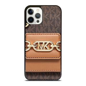 MICHAEL KORS MK LOGO BROWN SHOULDER BAG iPhone 12 Pro Case Cover MICHAEL KORS MK LOGO BROWN SHOULDER BAG iPhone 12 Pro Case Cover