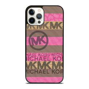 MICHAEL KORS PINK STRIP LOGO iPhone 12 Pro Case Cover MICHAEL KORS PINK STRIP LOGO iPhone 12 Pro Case Cover