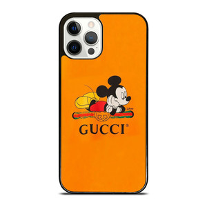 MICKEY MOUSE DISNEY X GUCCI LOGO iPhone 12 Pro Case Cover
