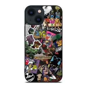 GORILLAZ BAND COLLAGE iPhone 14 Plus Case Cover GORILLAZ BAND COLLAGE iPhone 14 Plus Case Cover