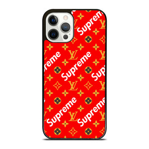 NEW SUPREME RED GOLD PATTERN iPhone 12 Pro Case Cover NEW SUPREME RED GOLD PATTERN iPhone 12 Pro Case Cover
